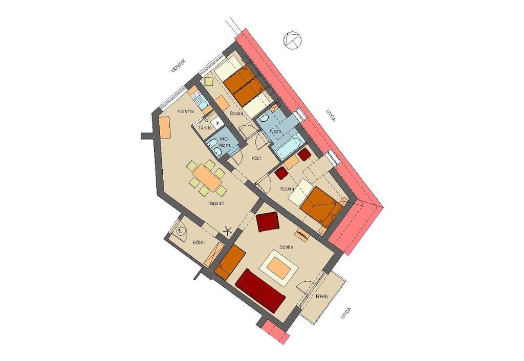 Corner Apartman Eğri Oda fotoğraf